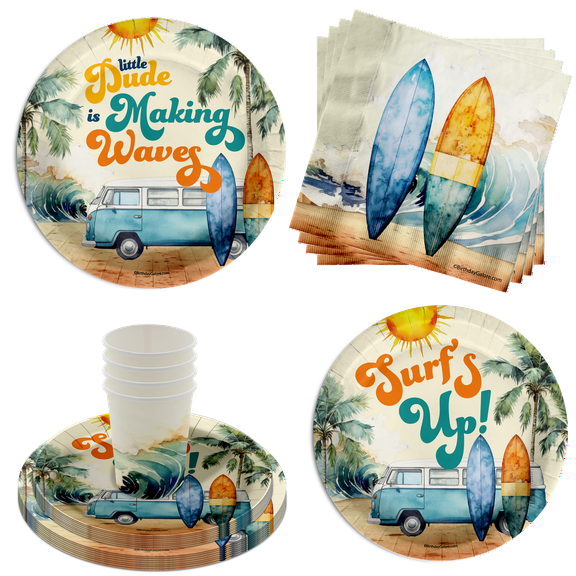 Birthday Galore Party Supply Sets, Multicolor, 64 Pieces