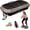 Brown, variant on Lifepro Waver Vibration Plate Exercise Machine – Full Body Vibrating Plate for Lymphatic Drainage, Muscle Toning & Fat Loss – Includes Loop Bands, Remote & 99 Speed Settings - Teal