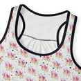 thumbnail image 3 of Colorful Butterflies Dots Racerback Tank Top Fitness Fashion Tank Tops, 3 of 6