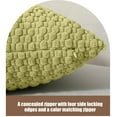thumbnail image 6 of Breathable Woven Pillowcase, Standard Size Face-Friendly Sham, Decorative Weave Cover All-Season Bedding(Light Green), 6 of 6