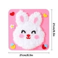 thumbnail image 3 of Embroidery Kit, DIY Embroidery Doll Set, Cute Animals Sewing Crafts Kit, Felt Embroidery Stitching Arts & Crafts, Felt Animals Stickers Hands on Activities Sewing Supplies Birthday Gifts, 3 of 7