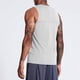 thumbnail image 4 of pstuiky Camiseta sin mangas para hombre, Camiseta deportiva corta sin mangas con cuello redondo y elástica de color liso para hombre Camisas para hombres m, 4 of 6