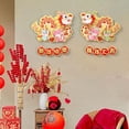 thumbnail image 1 of 2 uds pegatinas de puerta de año Nuevo pegatinas de pared de dragón calcomanías ornamento decoración de año Nuevo Chino para el hogar de fiesta del Estilo A, 1 of 8