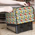 thumbnail image 6 of Rateoe Retro Bike Pattern Toaster Covers 4 Slice Wide Slot,Bread Machine Cover,Bread Dust Cover & Fingerprint Protection,Appliance Covers, 6 of 6