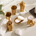 1Pc Copper Mouth Cup Soap Dispenser Dish Toothbrush Holder Home