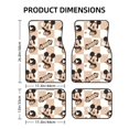 thumbnail image 2 of Cartoon Mickey Mouse And Minnie Mouse Car Floor Mats Universal Floor Mats for Cars Front Rear Car Foot Mats Cute Anime Pattern Car Accessories for Trucks, 2 of 5