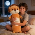 thumbnail image 5 of 21.7in Long Animal Body Pillow, Cylindrical Soft Plush Toy, Stuffed Animal for Sleeping, Cute Decorative Hugging Pillow, Comfortable Bedtime Companion, Gift, 5 of 5