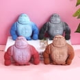 thumbnail image 5 of Juguete elástico gorila, descomprime y aprieta el estrés, juguetes elásticos para aliviar el estrés, juguete sensorial suave de chimpancé (rojo) XianweiShao 8390615120371, 5 of 5