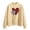 Khaki, variant on Valentines Day Shirts Women, Fashion Casual Women's Warm Sweatshirt Long Sleeve O Neck Soft Love Heart Love Printed Shirt Ladies Winter Sweatshirts Womens Long Sleeve Tops Grey