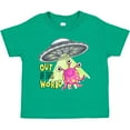 thumbnail image 3 of Inktastic Out of This World Cute Pink Alien Ufo Boys or Girls Toddler T-Shirt, 3 of 5