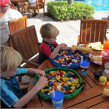 Portable Kids Children Toy Organizer Storage Bag Baby XL 150cm Play Mat Rug