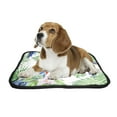 thumbnail image 2 of ABPHQTO Rosella Parrot Tropical Leaves Exotic Flowers Pet Dog Cat Bed Pee Pads Mat Cushion Potty Dogsblankets Crate Bed Kennel 20x24 inch, 2 of 4