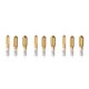 thumbnail image 2 of Riwesomey Paquete de 3 brocas avellanadoras para carpintería, perforadora, bisel, reemplazo portátil, afilado, fresado, 6-9mm Type1 NO1, 2 of 6