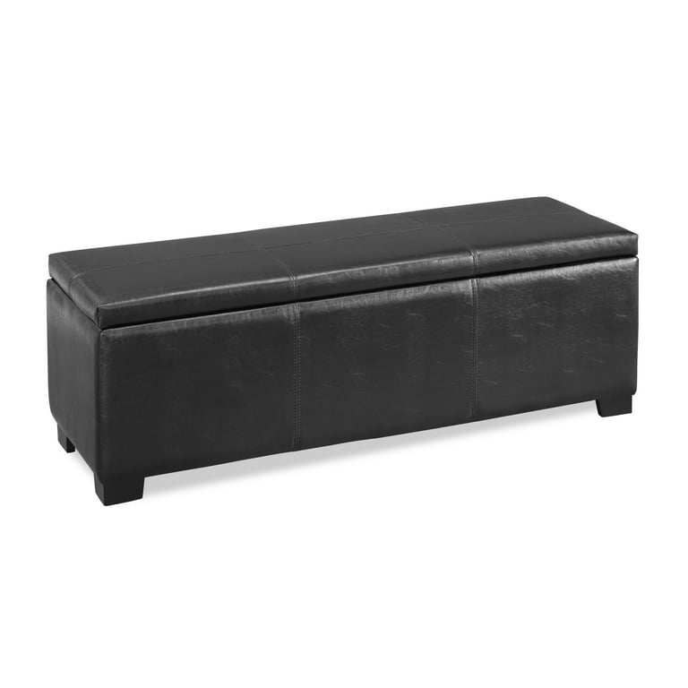 Gun Concealment Bench Storage Ottoman Multiple Colors Walmart
