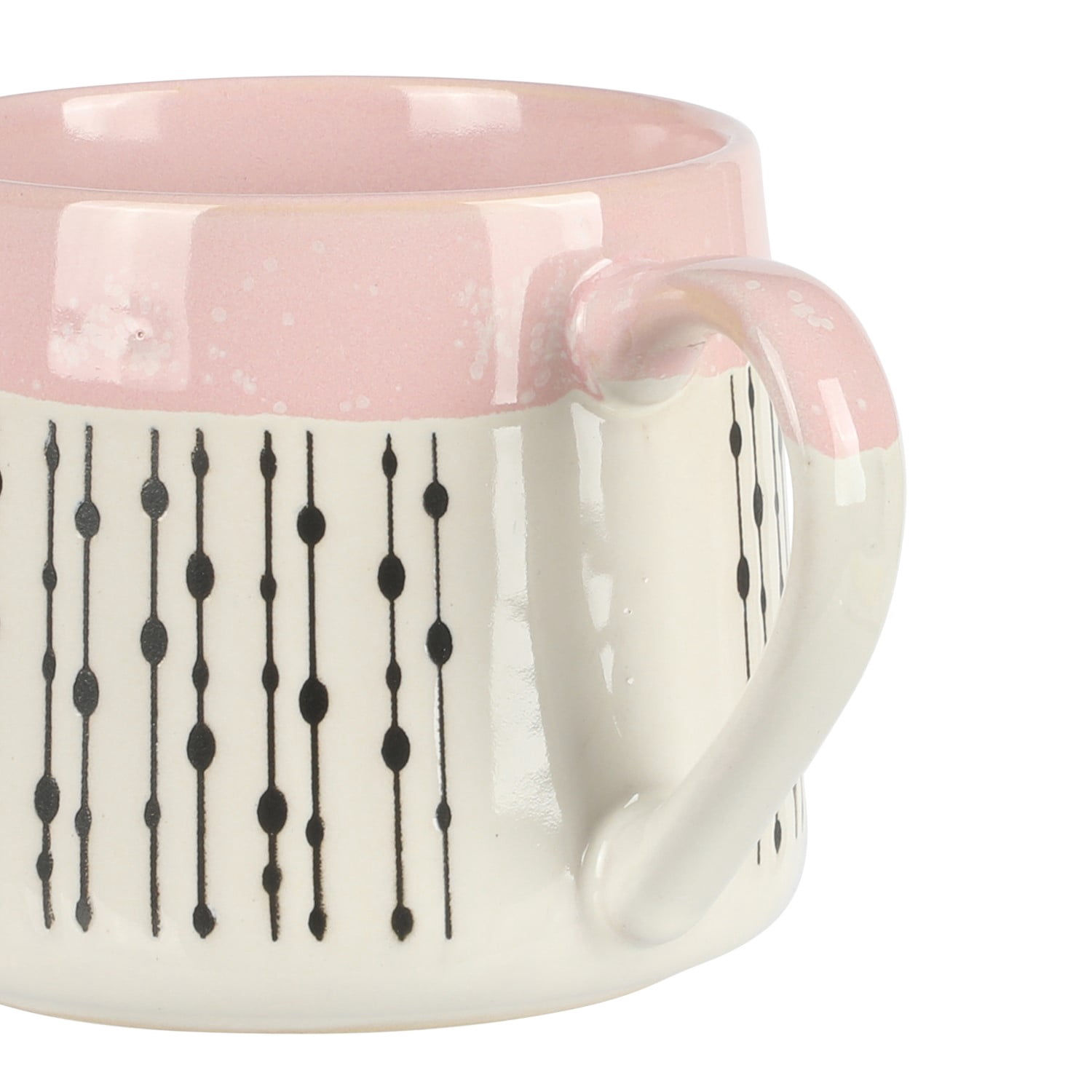 Gibson Home Morning Mist 15 oz 4-Pack Belly Shaped Stoneware Mugs