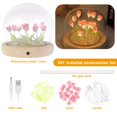 thumbnail image 2 of AMERTEER LED Simulation Tulip Night Light Table Lamp Ornaments for Home Living Room Desktop Decor, 2 of 5