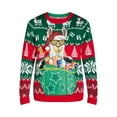 thumbnail image 2 of Jolly Sweaters Men's & Big Men's Ugly Christmas Sweater, Sizes S-3XL, 2 of 2