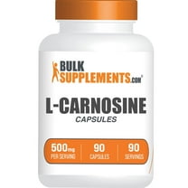 BulkSupplements L-Carnosine Capsules - 5000mg per Serving (90 Capsules - 90 Servings)
