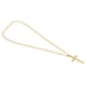 thumbnail image 5 of Collar con crucifijo cruzado Sunnimix de Acero inoxidable Oro, 5 of 8
