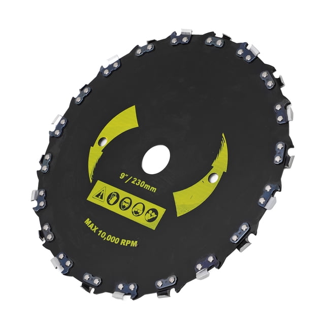 Chainsaw Disc, High Efficiency Alloy Steel Right Angle Chain Disc Multi Teeth For Wood Plastic Processing 7in 14 Teeth,9in 20 Teeth