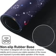 thumbnail image 3 of Cmhoo Gaming Mouse Pad Size 27.5x11.8 Thickness 0.12 inches,Premium-Textured Non-Slip & Waterproof Computer Mousepad with Stitched Edges for Gaming, Office & Home 70x30 Xingzuow, 3 of 6