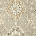 thumbnail image 2 of 2' X 8' Grey Ivory Tan Brown And Gold Oriental Power Loom Stain Resistant Runner Rug, 2 of 5