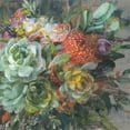 thumbnail image 2 of Nai, Danhui 12x12 Black Ornate Wood Framed with Double Matting Museum Art Print Titled - Exotic Bouquet, 2 of 4
