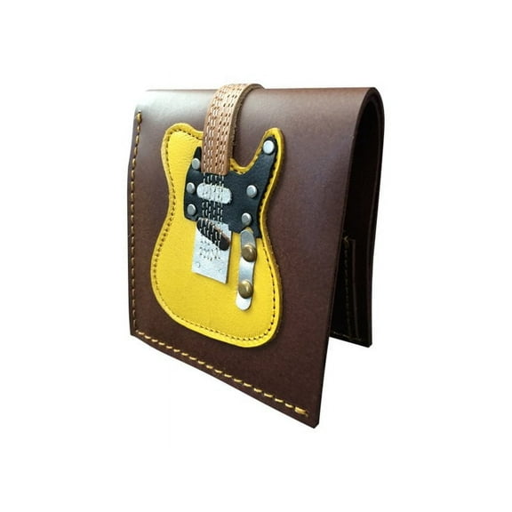 AXE HEAVEN Classic Blonde Electric Guitar - Wallet - genuine leather