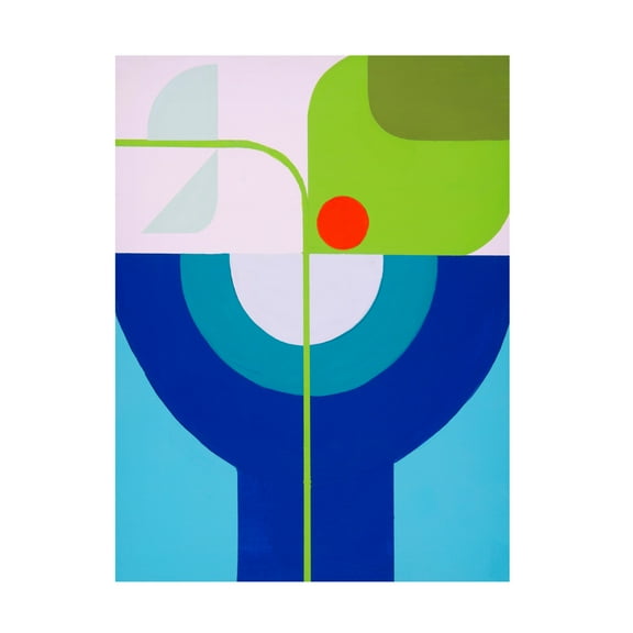 Canvas Wall Art - Marion Griese 'Running Toward The Sun 4' Wall Art for Living Room, Bedroom, or Office Décor by Trademark Fine Art - 14 x 19 Inches