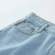 thumbnail image 5 of WILLBEST Pantalones Cortos Vaqueros Rotos para Mujer, Ropa Informal Elegante con Diseño de Agujeros para Salidas de Verano. Grande, 5 of 9