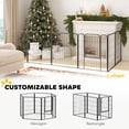 thumbnail image 3 of 6 Panels Heavy Duty Dog Playpen Outdoor Indoor with Door & Strap, 31.5" Height Portable & Foldable Pet Playpen, 3 of 6