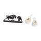 thumbnail image 5 of Esculturas de animales modernas de Feng Shui: figuras de , ganado y cisne, adornos de mesa, artesanías, decoración para parejas, escritorios, esta, 5 of 8