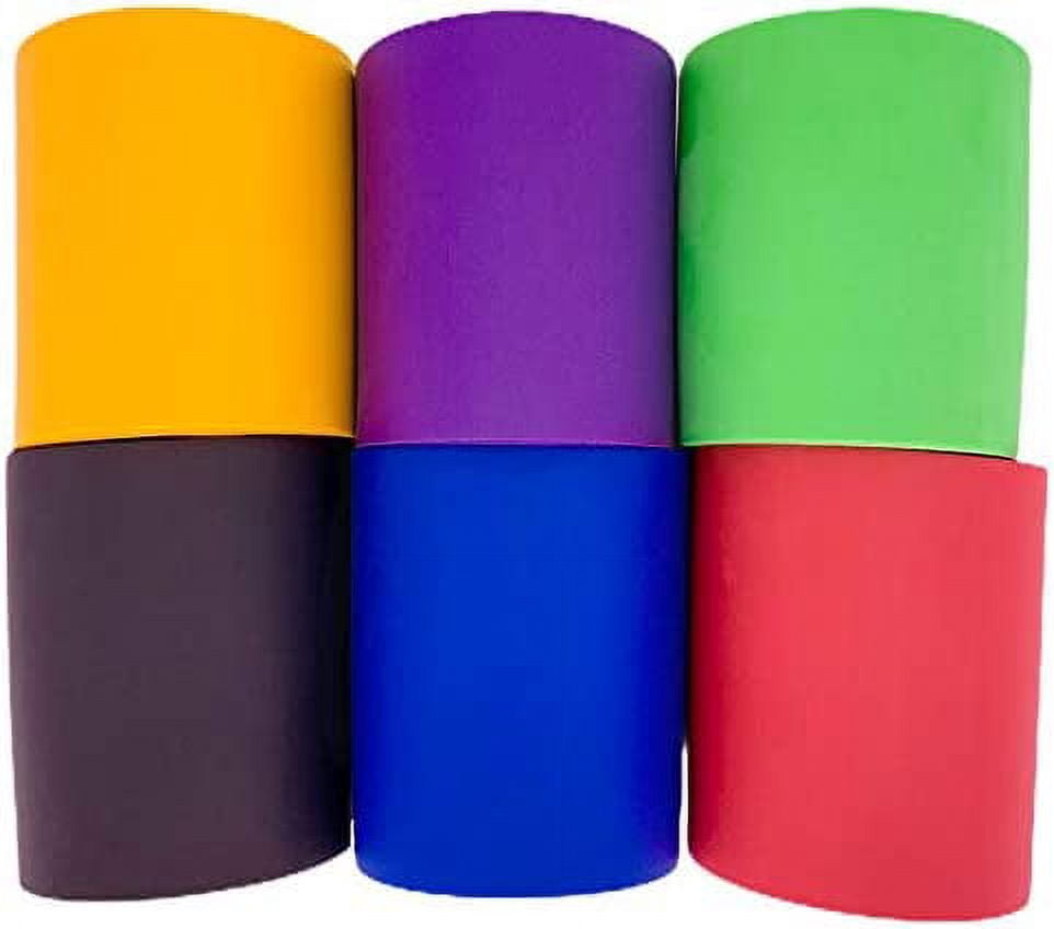 Blank Thick Foam Old School Can Cooler (Variety Color 6 Pack)