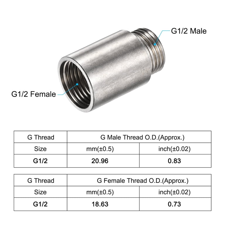 Brass Threaded Pipe Fitting G3/4 Male X G1/4 Female Hex Bushing Adapter