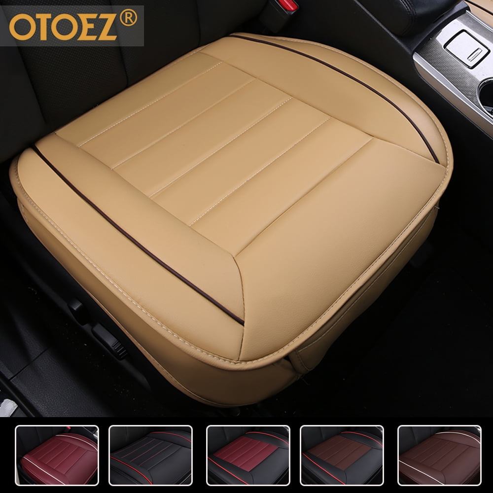 Details about   Portable Rear Bench Cushion Mat Red Seam PU Leather Back Car Cover Seat A5N0 