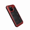 thumbnail image 7 of Dteck Metal Case for iPhone 14 Pro, Shockproof Military-Grade Protection Built-in 9H Screen Protector Protective Shockproof Rugged Heavy Duty Case for iPhone 14 Pro,Red, 7 of 7