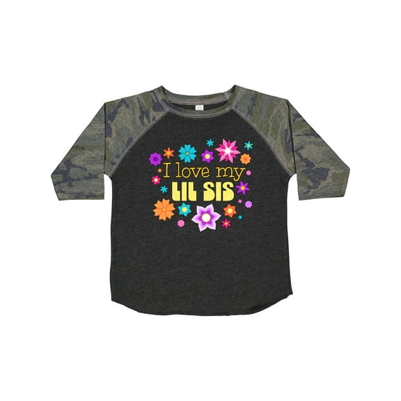 Inktastic I Love My Lil Sis Boys or Girls Toddler T-Shirt