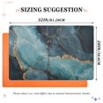 thumbnail image 6 of Yayeee Doormat for Indoor Entrance 32" x 20" Non Slippery Floor Rug, Black Marble, 6 of 8