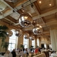 thumbnail image 4 of Yescom 39" Big Shiny Inflatable Mirror Ball Giant Reusable PVC Balloon for Large Disco Party Wedding Event Stage Decoration Silver, 4 of 9