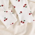 thumbnail image 5 of Zanarzt Baby Girl Clothes Toddler Baby Girl Outfits Ruffle Long Sleeve Tops Pants Set 2Pcs Clothes White,6-9 Months, 5 of 9