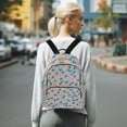 thumbnail image 7 of FORMRS Mini Backpack Purse for Women Travel Daypack Casual Shoulder Bag, Small Pink Flower, 7 of 7