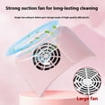 thumbnail image 4 of Quiet Manicure Dust Absorber Powerful Motor Compact Desktop Vacuums Pinkness Aesthetic Design For Professional Home Nails Art, 4 of 8