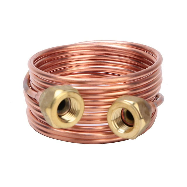Tube capillaire souple et flexible en cuivre 2,8 mm G1/4" pour pièces de réfrigération (2\xa0000 mm)