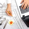 thumbnail image 3 of 20 Pieces 12 Inch Plastic Rulers, Straight Ruler Office Rulers School Rulers (Clear), 3 of 7