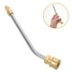 thumbnail image 4 of Barra de extensión de lanza rociadora de alta presión curvada de 30 grados Barra de extensión de lanza de repuesto de conexión rápida de 1/4"para limpieza del hogar y del automóvil Riego agrícola, 4 of 5