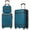 3C#Blue, variant on Travel Hard Case Hardshell Luggage Sets 3 Pieces 20"+24" Luggages and Cosmetic Case Spinner Suitcase with TSA Lock Lightweight,Blue,Hard-sided Luggage