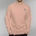 thumbnail image 5 of Men's 330g 100% Cotton Dropped Shoulder Crew Neck Sweatshirt-Gentleman Frog, 5 of 15
