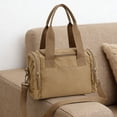 thumbnail image 7 of LEFXSMR Crossbody Bags for Women Men, Large Capacity Messenger Bag with Multiple Pocket, Shoulder Tote Bag for Work Daily Use & Sport Travel, Khaki, 7 of 7