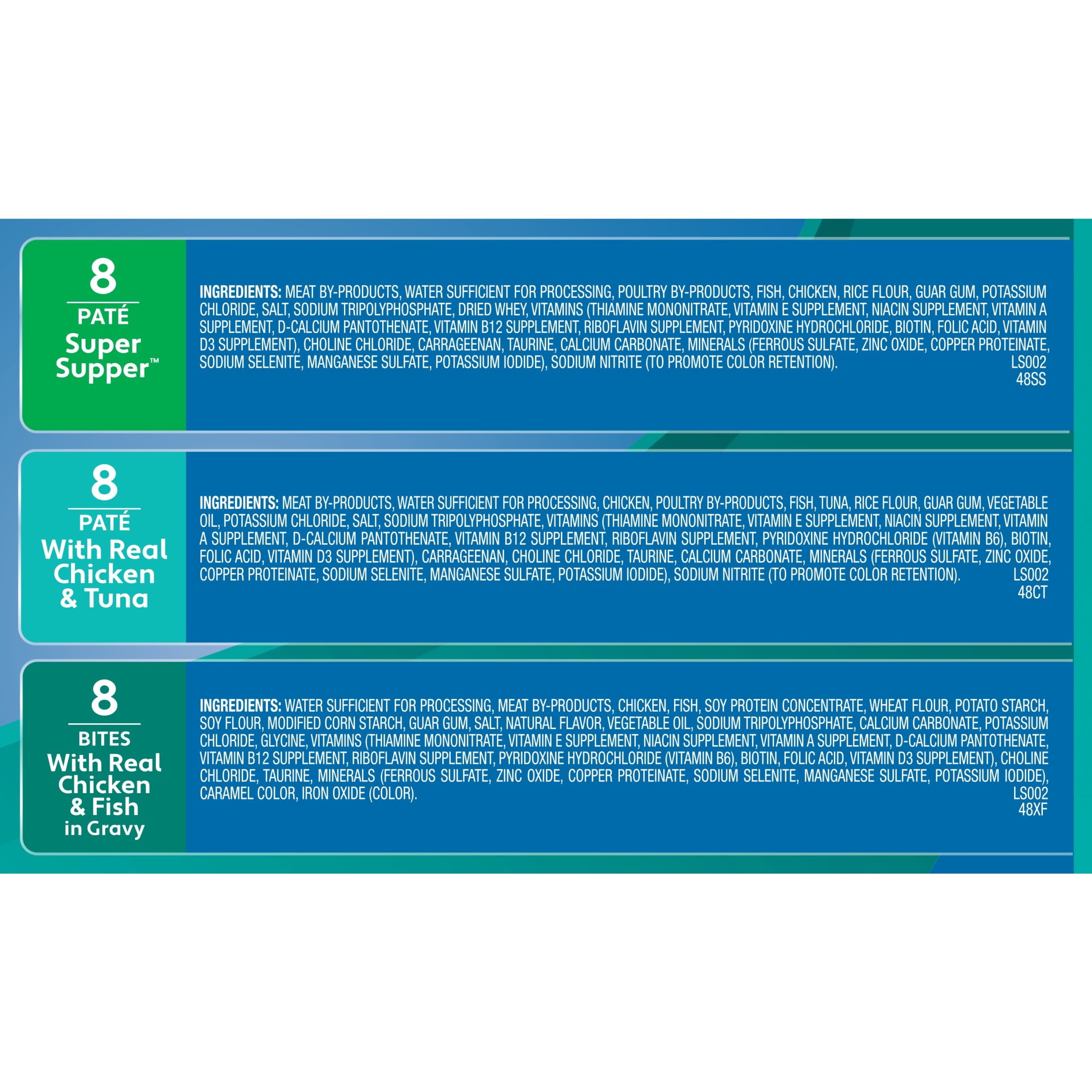 9Lives Seafood & Poultry Favorites Wet Cat Food Variety Pack, 5.5 oz. Cans (Pack of 24)