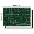 thumbnail image 6 of Math Equations Calculus Formulas Green Pattern Summer Placemats Table Placemats Set Of 4-Linen Kitchen Washable Placemats Table Mats 11.8"x17.7" Non-Slip Heat Resistant, 6 of 6